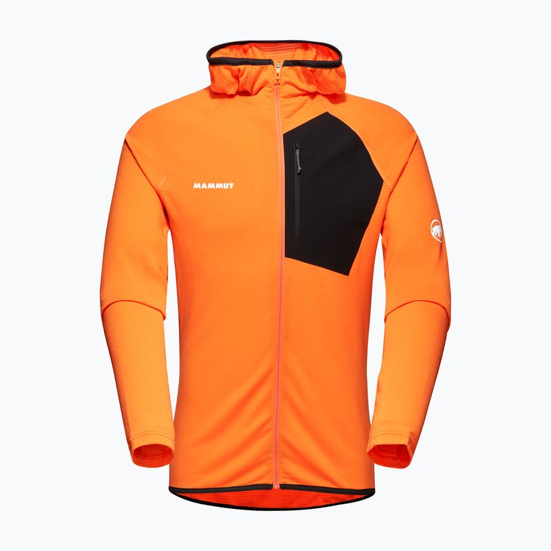 Vyriškas žygio džemperis Mammut Aenergy Light ML Hooded dark tangerine/black 4