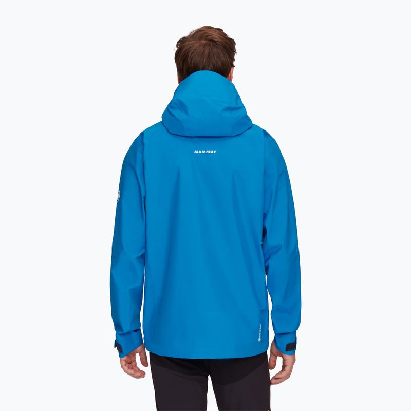 Vyriška striukė nuo lietaus Mammut Crater IV HS Hooded glacier blue 2