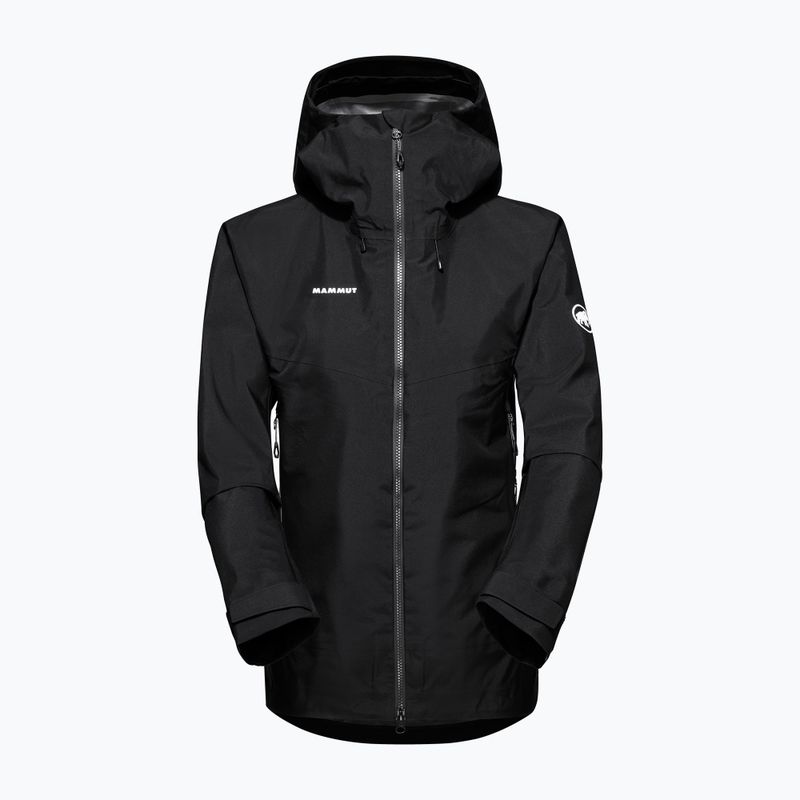 Moteriška striukė nuo lietaus Mammut Crater IV HS Hooded black 10