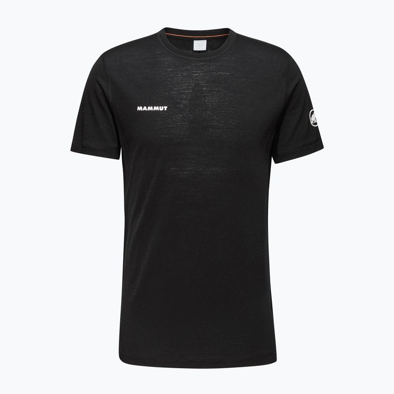 Vyriški žygio marškinėliai Mammut Tree Wool FL black 4