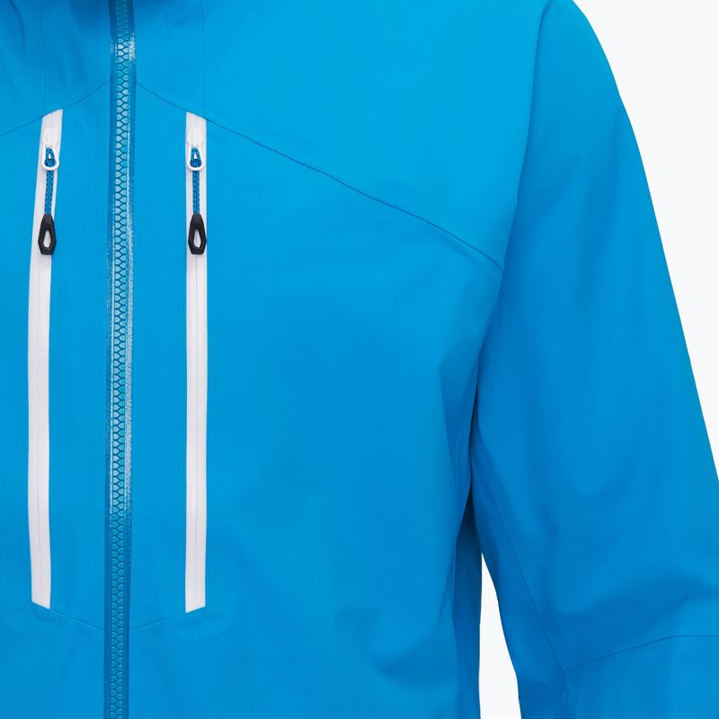 Vyriška striukė nuo lietaus Mammut Taiss HS Hooded glacier blue 5