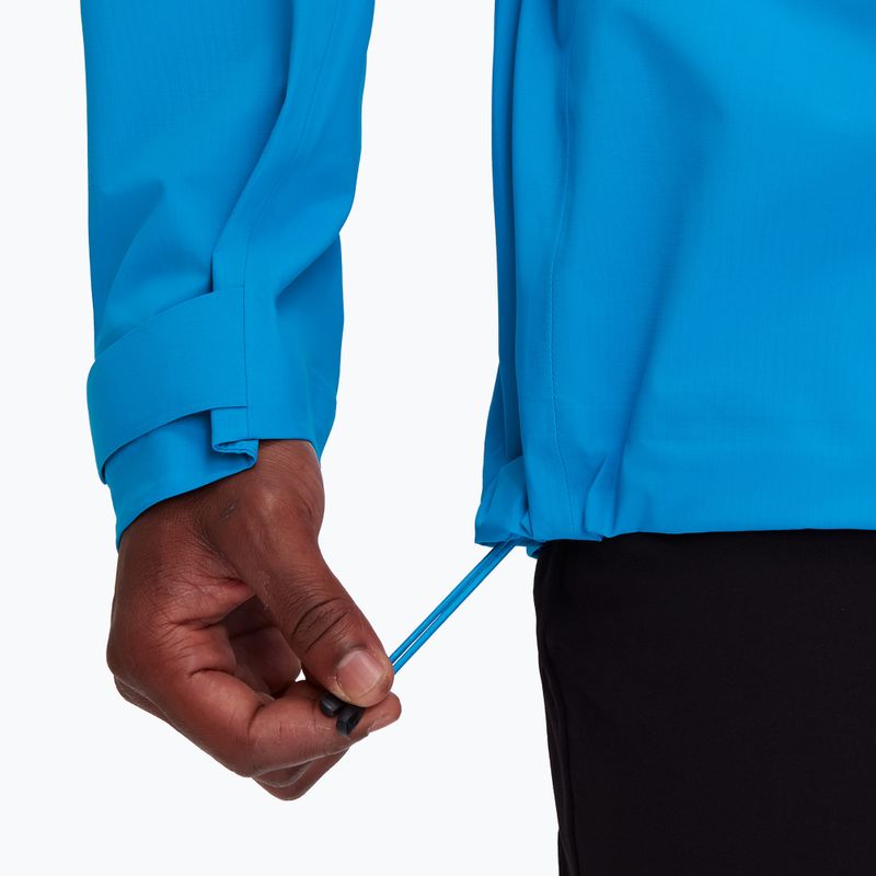 Vyriška striukė nuo lietaus Mammut Taiss HS Hooded glacier blue 7