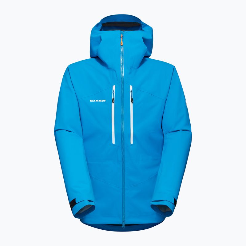 Vyriška striukė nuo lietaus Mammut Taiss HS Hooded glacier blue 9