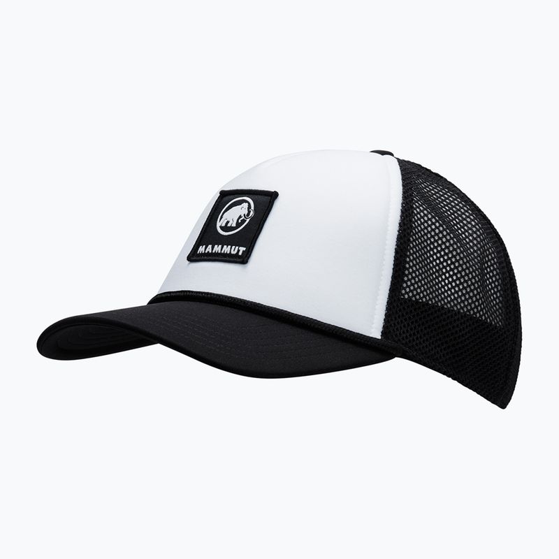 Kepurė su snapeliu Mammut Crag Logo white/black