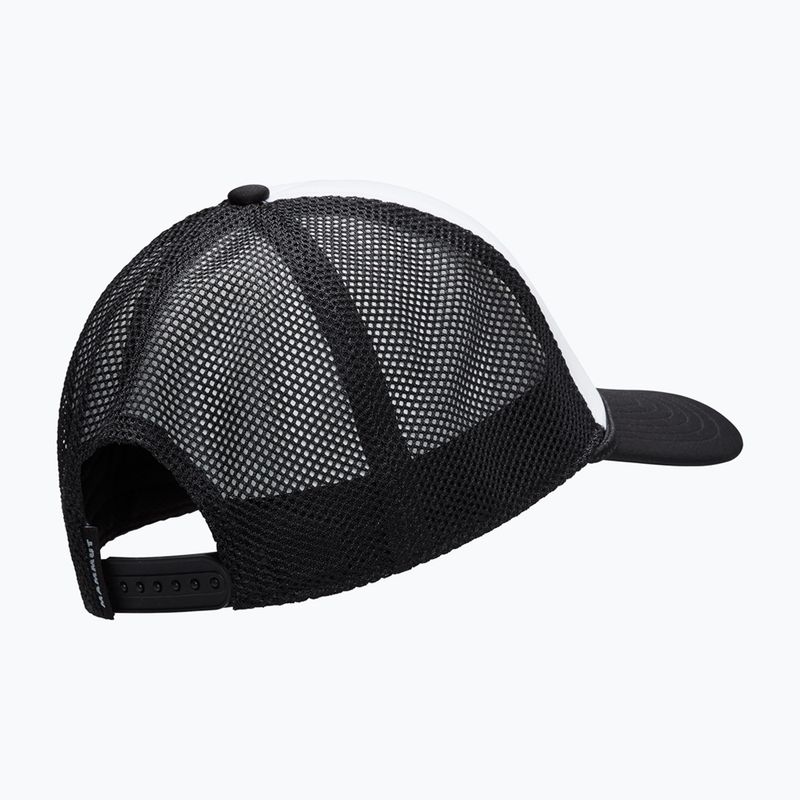 Kepurė su snapeliu Mammut Crag Logo white/black 2