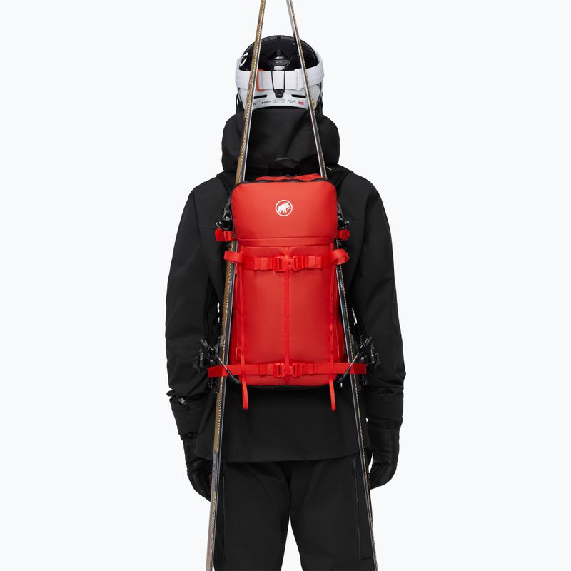 Ski touring kuprinė Mammut Nirvana 22 l mammut red/black 5