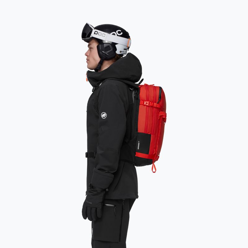 Ski touring kuprinė Mammut Nirvana 22 l mammut red/black 8
