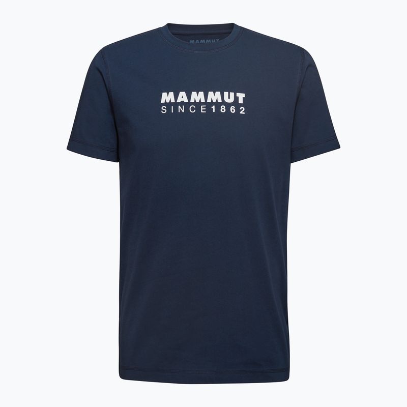 Vyriški marškinėliai Mammut Core Logo marine 4