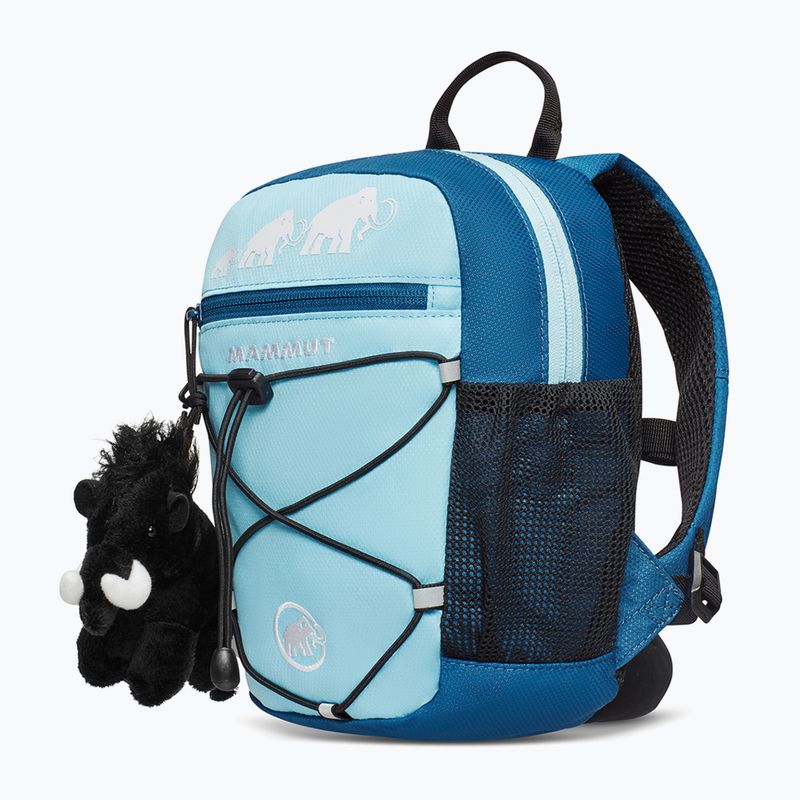 Vaikiška turistinė kuprinė Mammut First Zip 16 l cool blue/deep ice