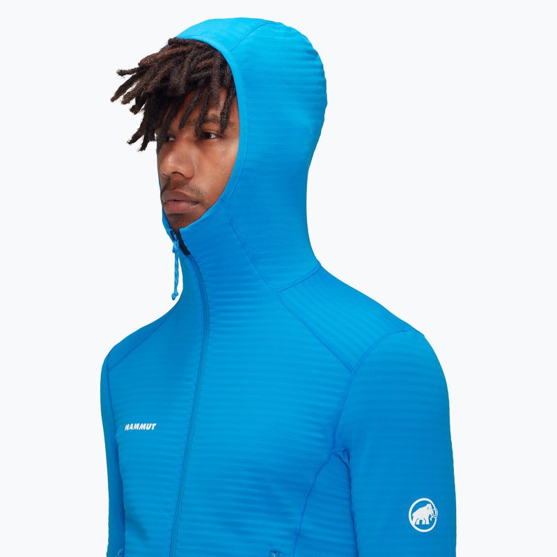 Vyriškas žygio džemperis Mammut Taiss Light ML Hooded glacier blue 4