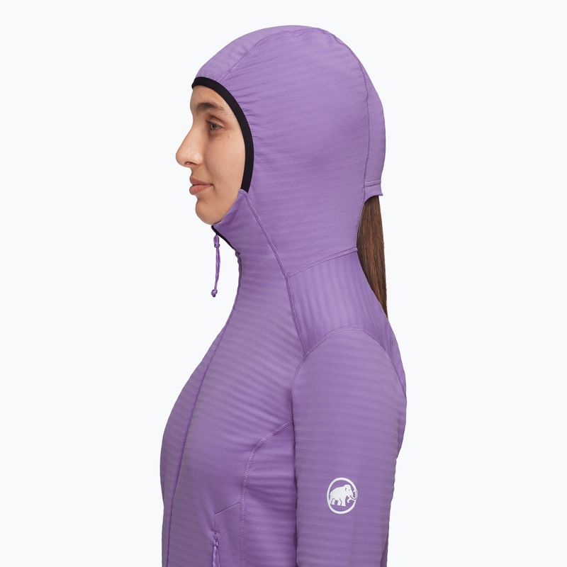 Moteriškas žygio džemperis Mammut Taiss Light ML Hooded lavandin black 4