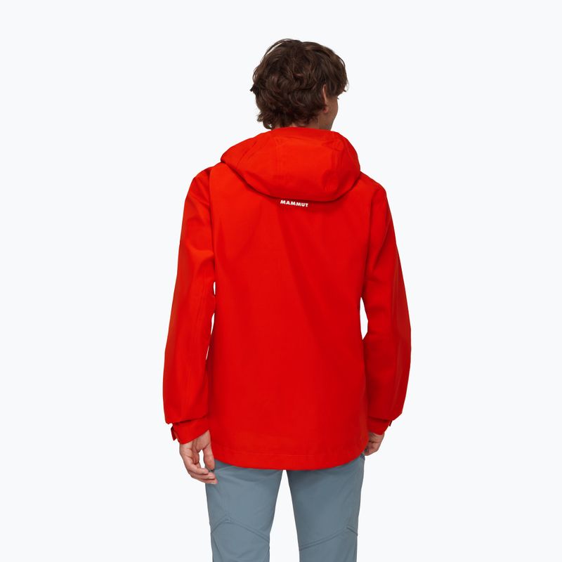 Vyriška striukė nuo lietaus Mammut Crater Light HS Hooded mammut red 2