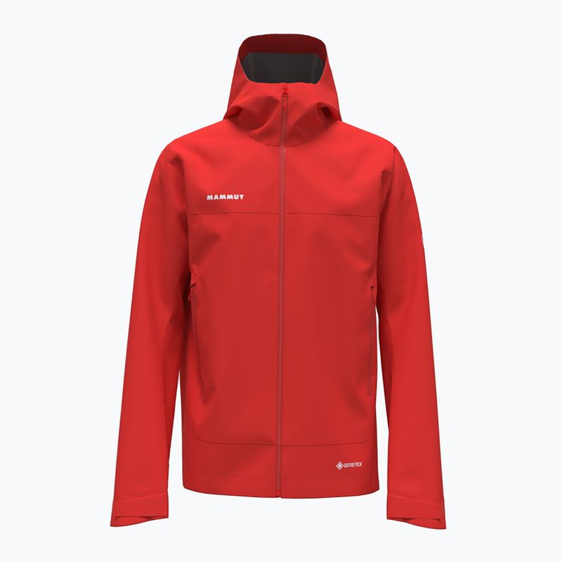 Vyriška striukė nuo lietaus Mammut Crater Light HS Hooded mammut red