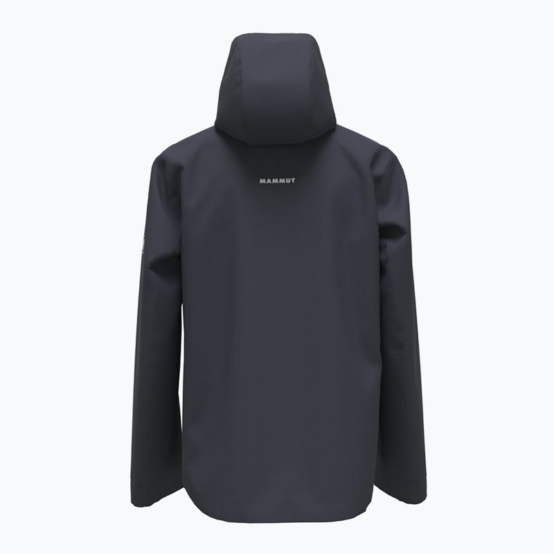 Vyriška striukė nuo lietaus Mammut Crater Light HS Hooded marine 2