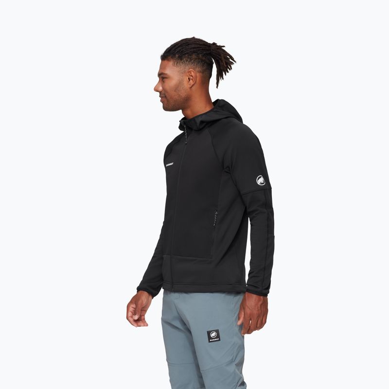 Vyriška striukė nuo vėjo Mammut Massone ML Hooded black 3