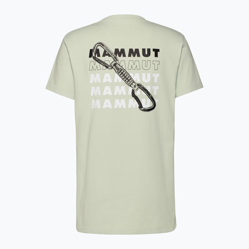 Vyriški marškinėliai Mammut Massone Quickdraw silver sage 2