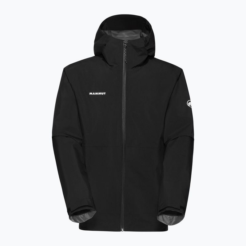 Vyriška striukė nuo lietaus Mammut Linard Light HS Hooded black