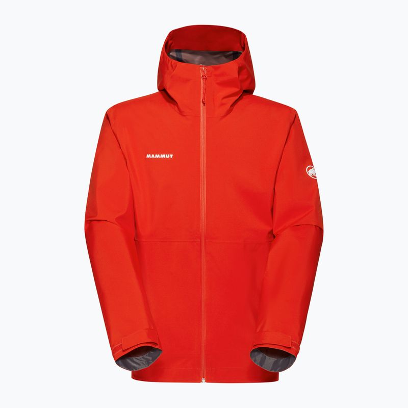 Vyriška striukė nuo lietaus Mammut Linard Light HS Hooded mammut red