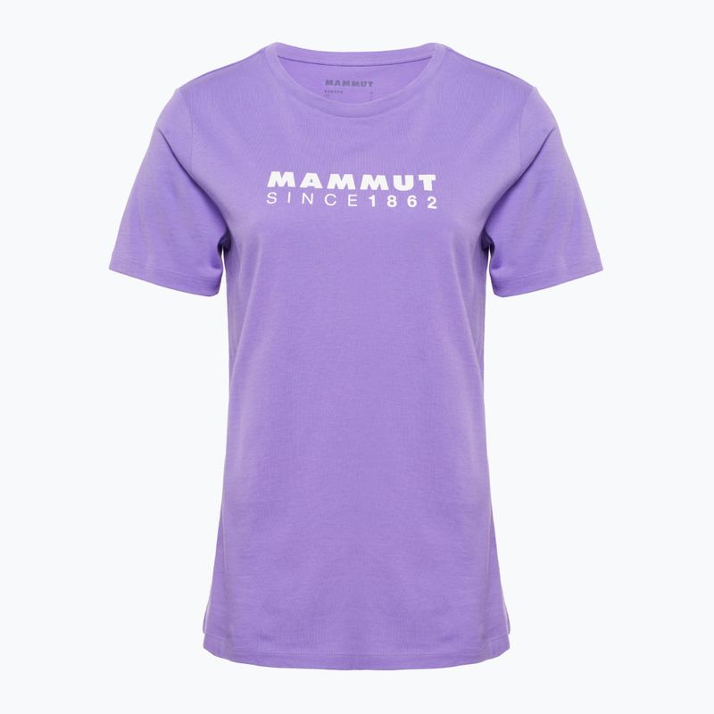 Moteriški marškinėliai Mammut Core Classic lavandin