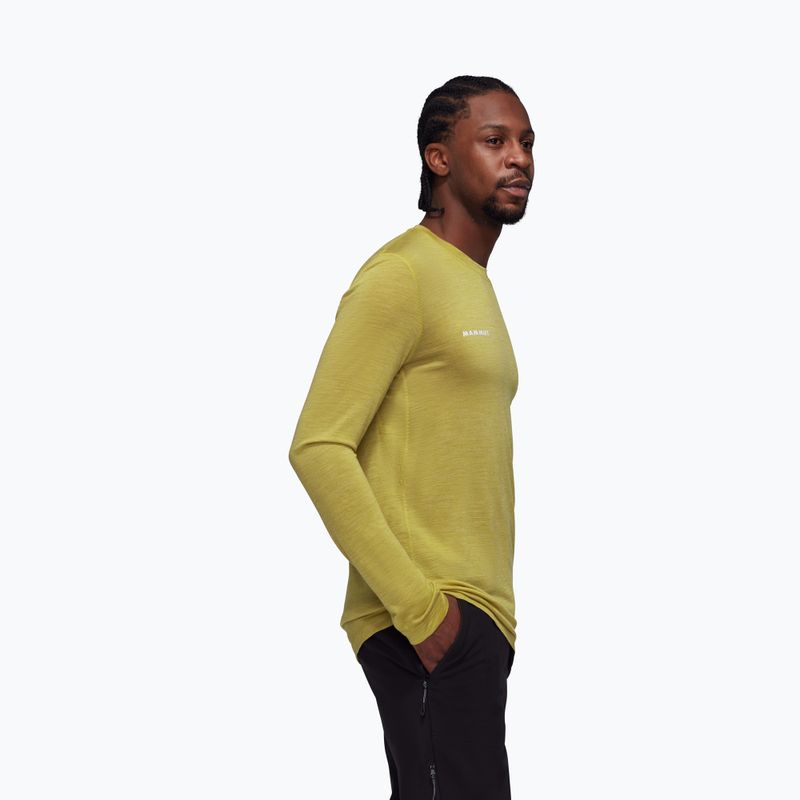 Vyriški marškinėliai ilgomis rankovėmis Mammut Tree Wool FL aura melange 01690 3