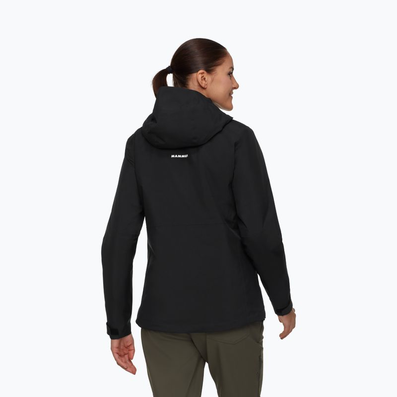 Moteriškas lietaus paltas Mammut Linard HS Thermo Hooded Jacket Women black 2