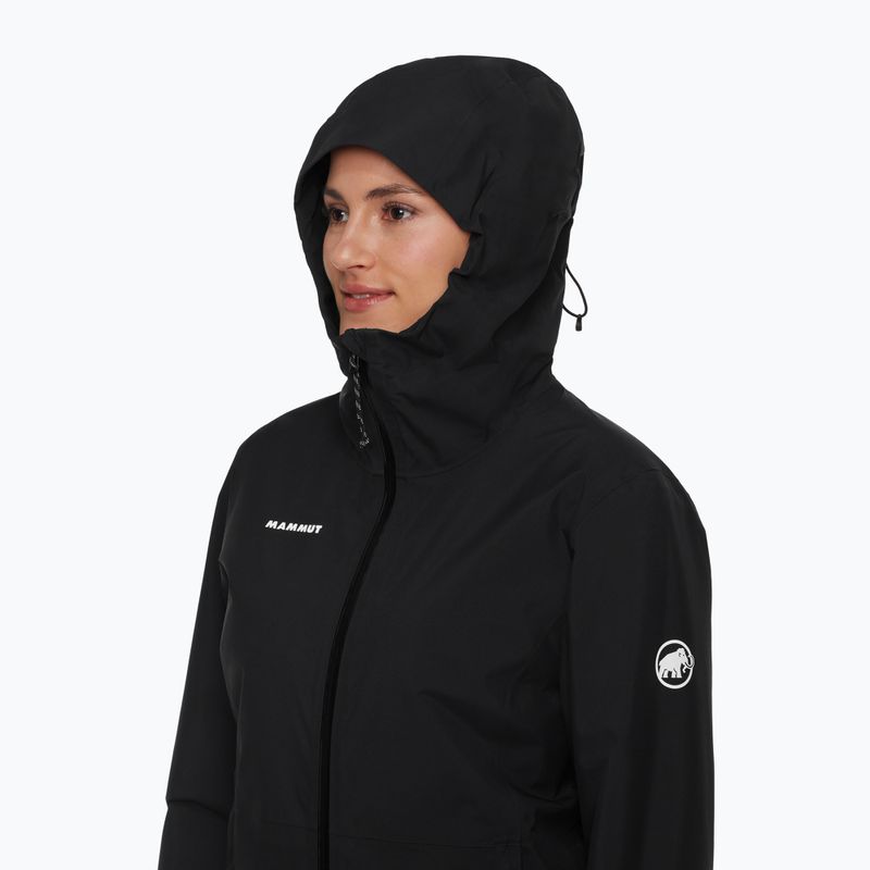 Moteriškas lietaus paltas Mammut Linard HS Thermo Hooded Jacket Women black 4