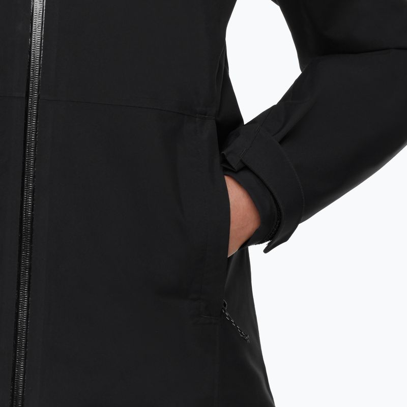 Moteriškas lietaus paltas Mammut Linard HS Thermo Hooded Jacket Women black 5