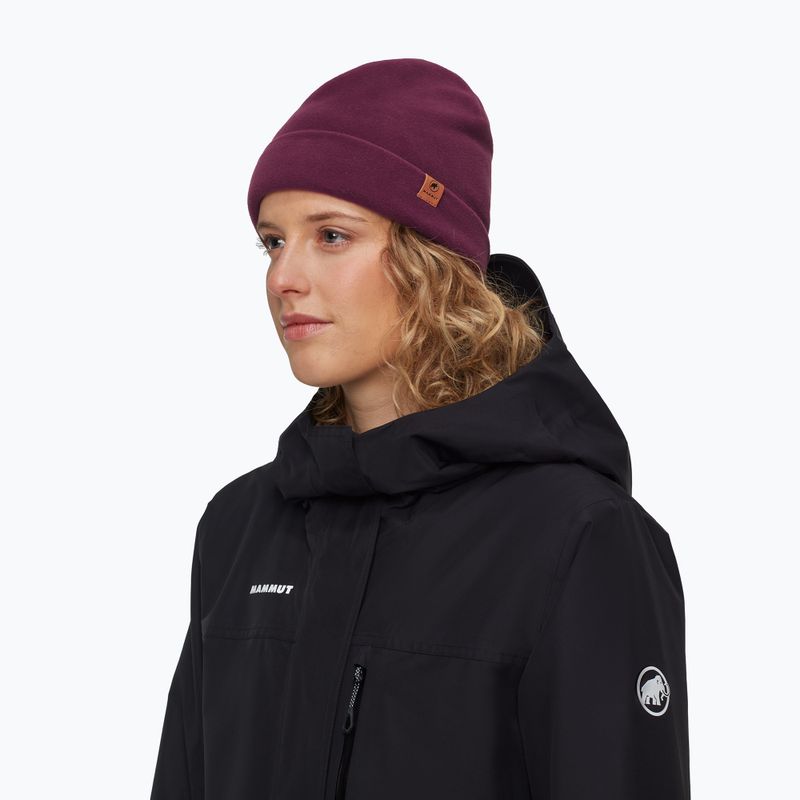 Žieminė kepurė Mammut Fleece wine 3