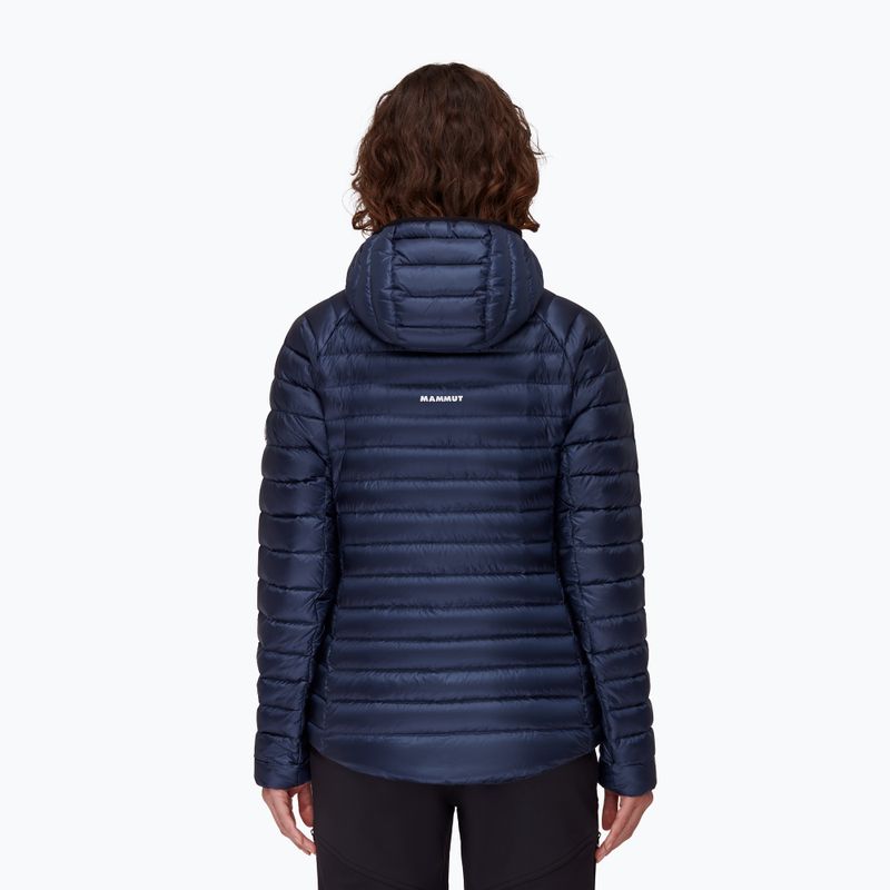 Moteriška pūkinė striukė Mammut Broad Peak Insulation Hooded navy/black 2