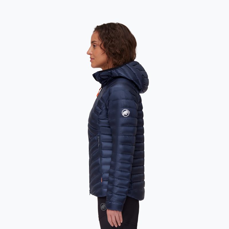 Moteriška pūkinė striukė Mammut Broad Peak Insulation Hooded navy/black 3