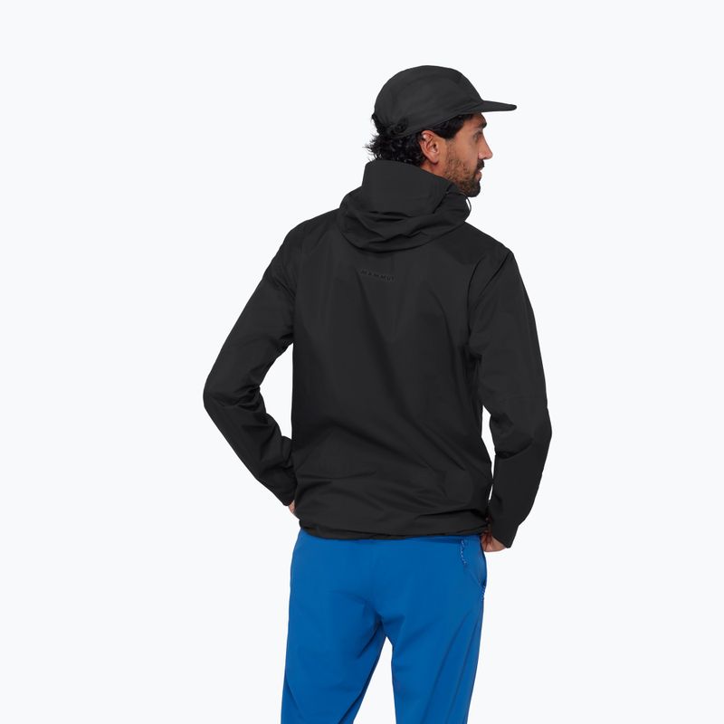 Vyriška vėjui atspari striukė Mammut Ducan HS Hooded black 3