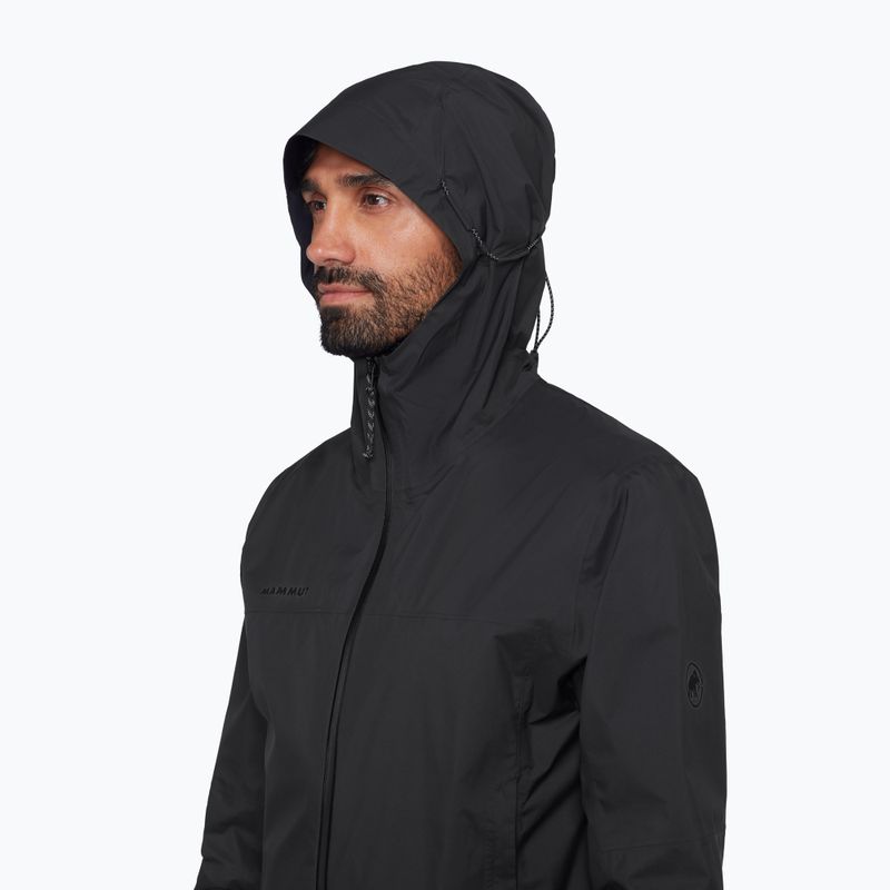 Vyriška vėjui atspari striukė Mammut Ducan HS Hooded black 5
