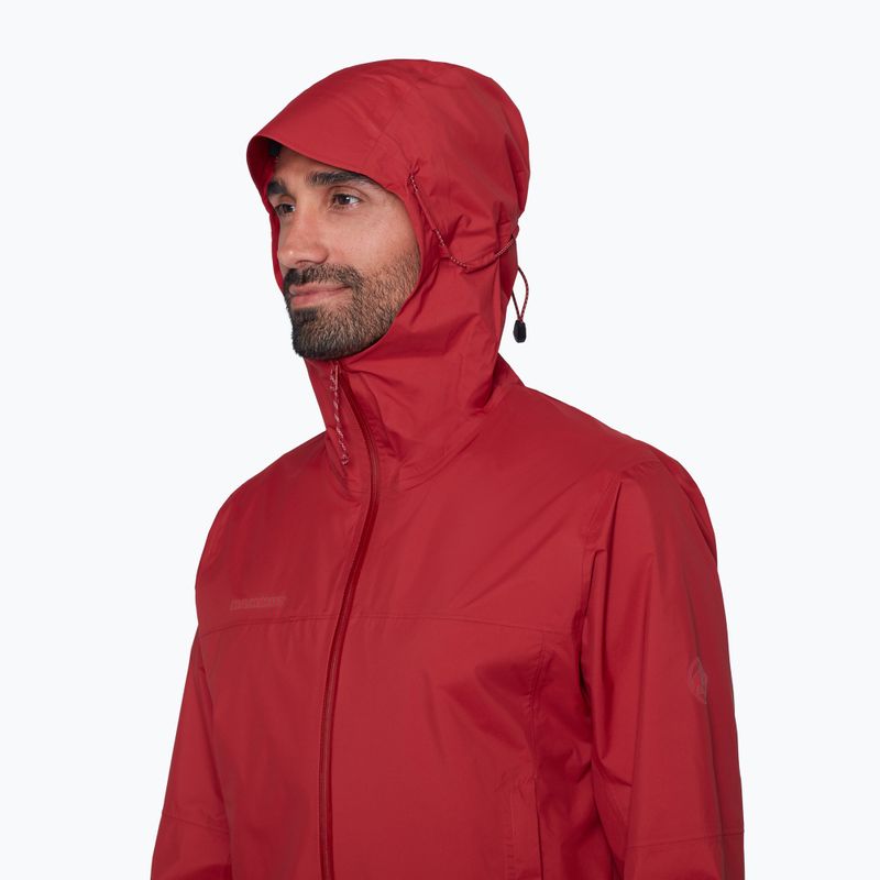 Vyriška vėjui atspari striukė Mammut Ducan HS Hooded dark mammut red 5