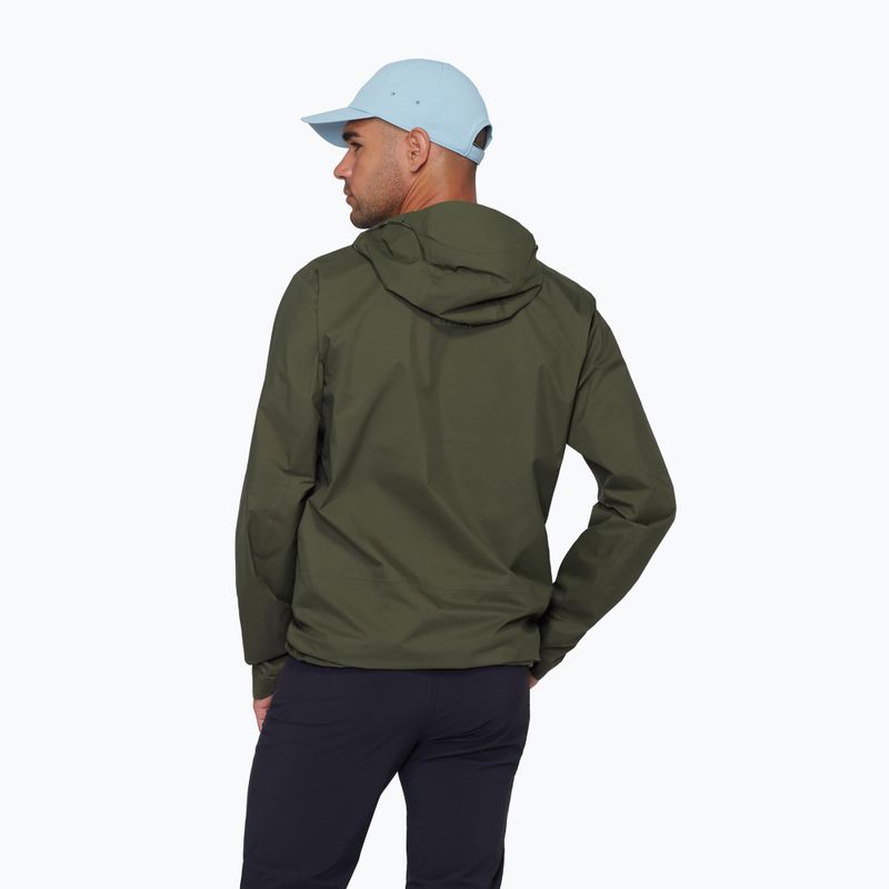 Vyriška vėjui atspari striukė Mammut Ducan HS Hooded dark mesh 3