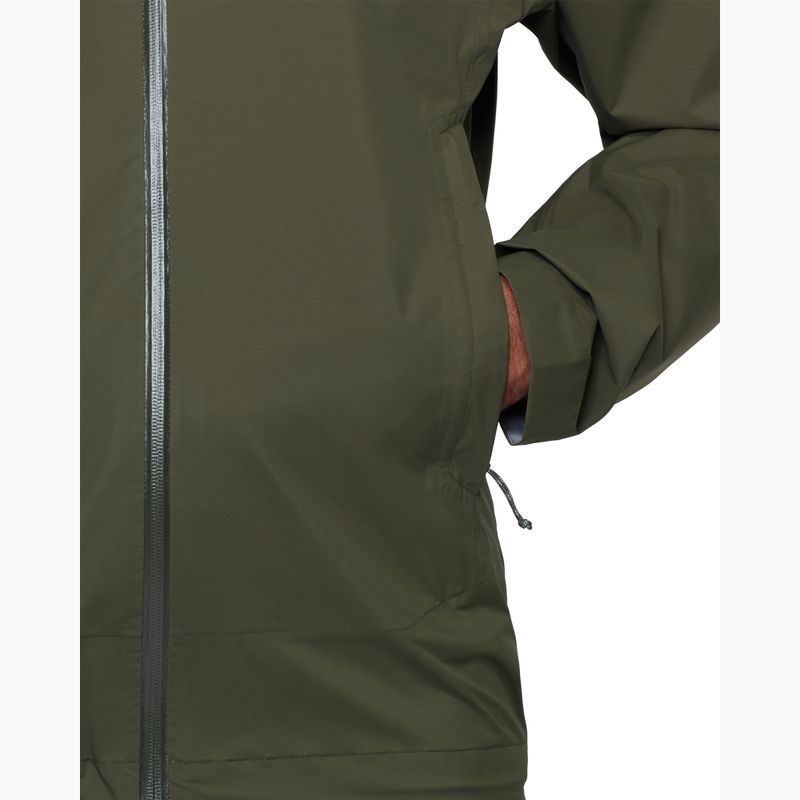 Vyriška vėjui atspari striukė Mammut Ducan HS Hooded dark mesh 6