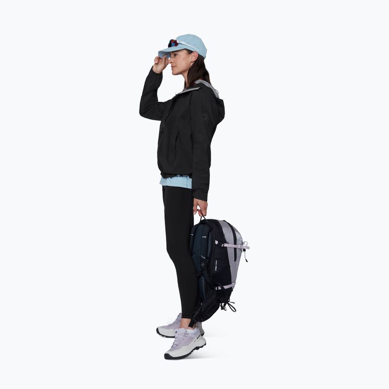 Moteriška vėjui atspari striukė Mammut Ducan HS Hooded black 2