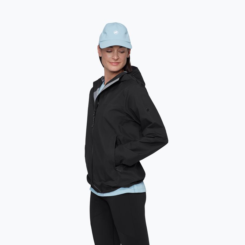 Moteriška vėjui atspari striukė Mammut Ducan HS Hooded black 4