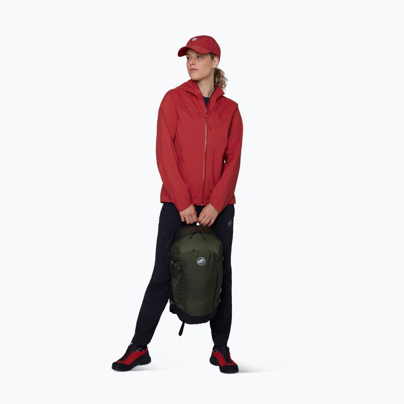 Moteriška vėjui atspari striukė Mammut Ducan HS Hooded dark mammut red 2