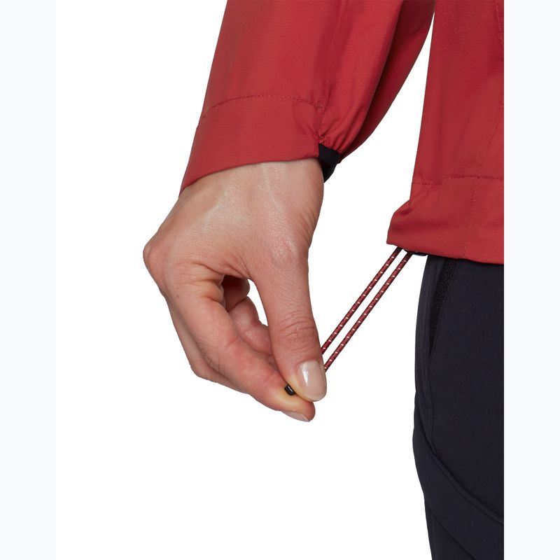 Moteriška vėjui atspari striukė Mammut Ducan HS Hooded dark mammut red 7