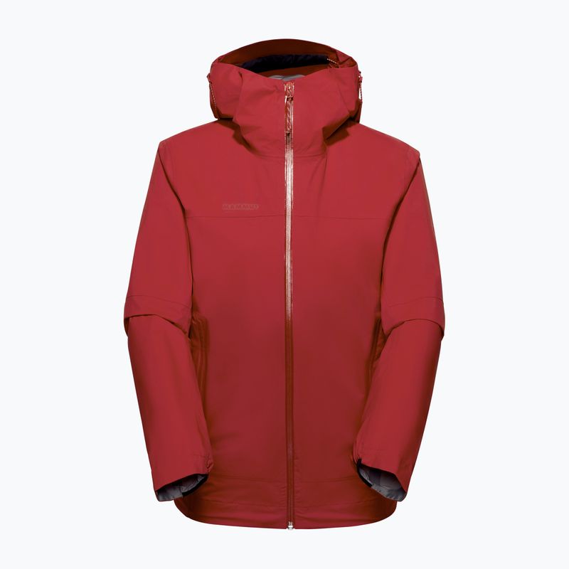 Moteriška vėjui atspari striukė Mammut Ducan HS Hooded dark mammut red 8