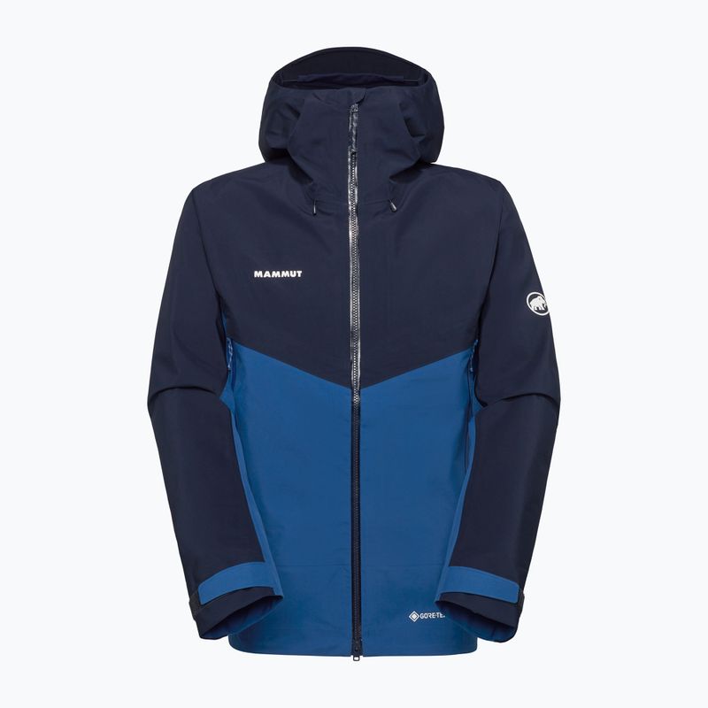 Vyriškas lietpaltis Mammut Crater IV HS Hooded sweatshirt/marine 10
