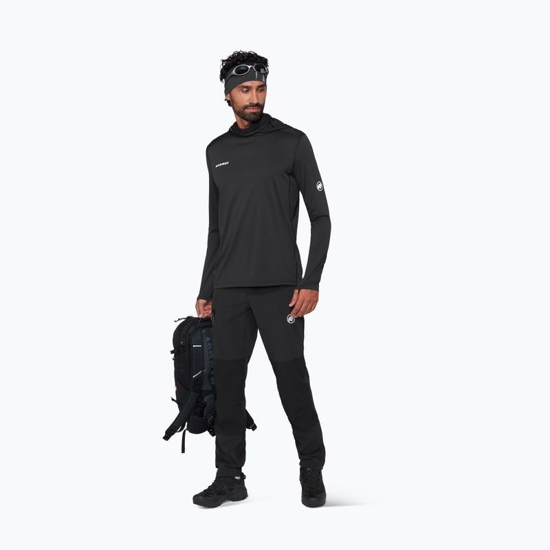 Vyriškas žygio džemperis Mammut Selun FL Sun Hoody black 2