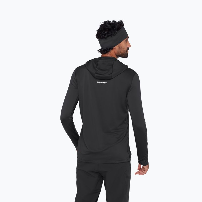 Vyriškas žygio džemperis Mammut Selun FL Sun Hoody black 3