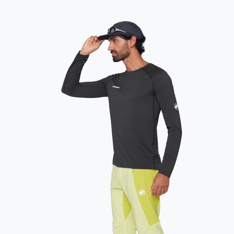 Vyriški marškinėliai ilgomis rankovėmis Mammut Ducan FL black 4