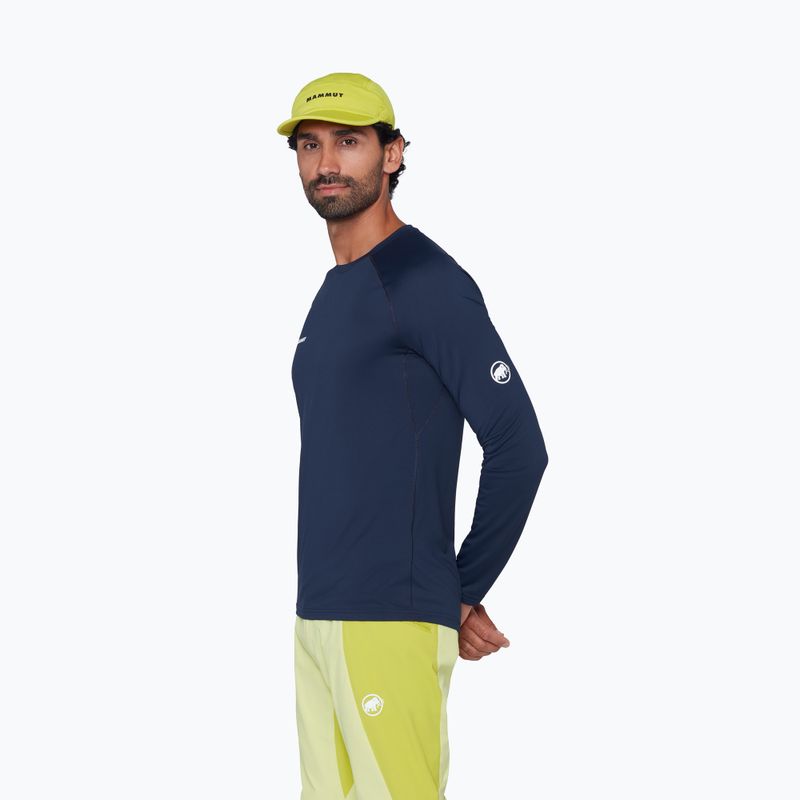 Vyriški marškinėliai ilgomis rankovėmis  Mammut Ducan FL marine 4