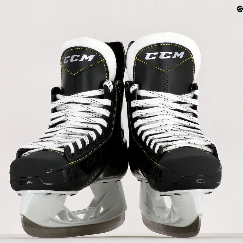 CCM Super Tacks vaikiškos ledo ritulio pačiūžos 9350 Junior black 9350JR 9