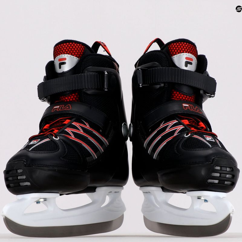 FILA X-One vaikiškos pačiūžos juoda/raudona 10