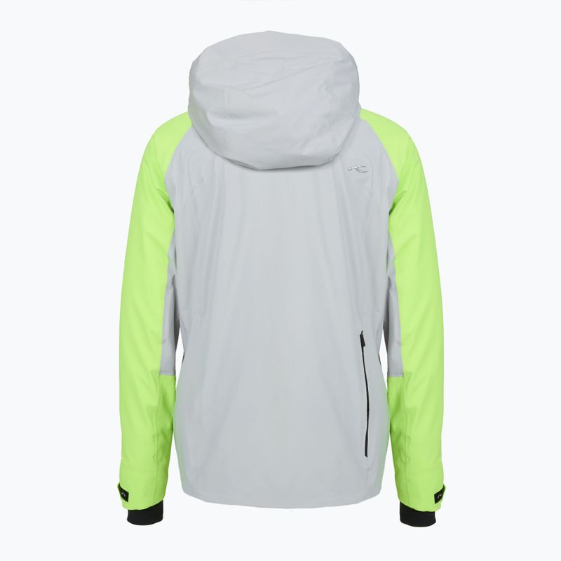 Vyriška slidinėjimo striukė KJUS Ligety alloy/limelight 2