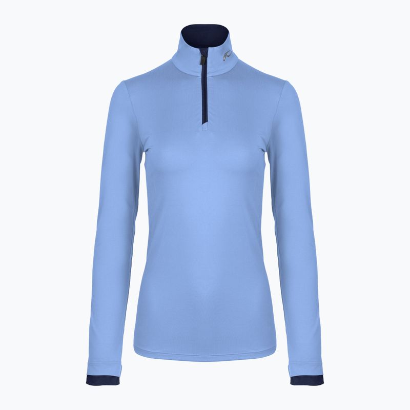 Moteriškas slidinėjimo džemperis KJUS Feel Midlayer Half Zip blue opal