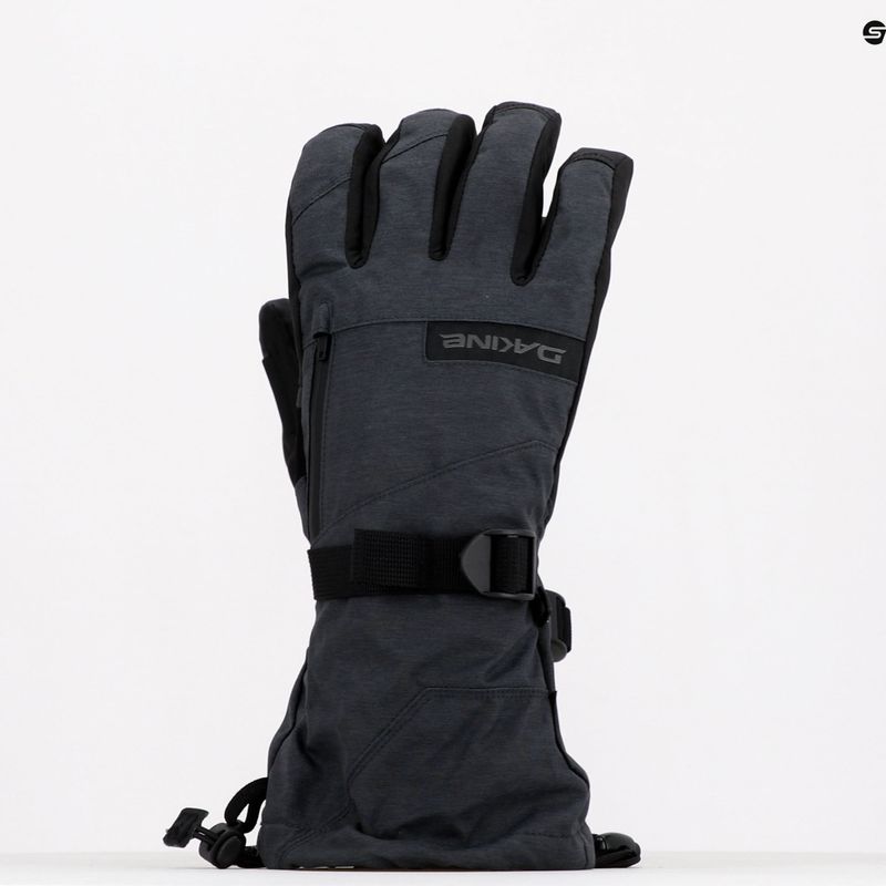 Dakine Titan Gore-Tex pilkos vyriškos snieglenčių pirštinės D10003184 12